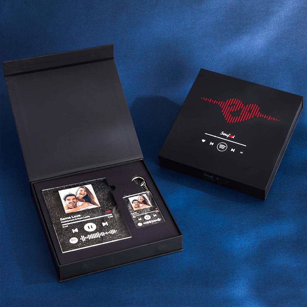 Soufeel Gift Box for Spotify Plaque and Keychain