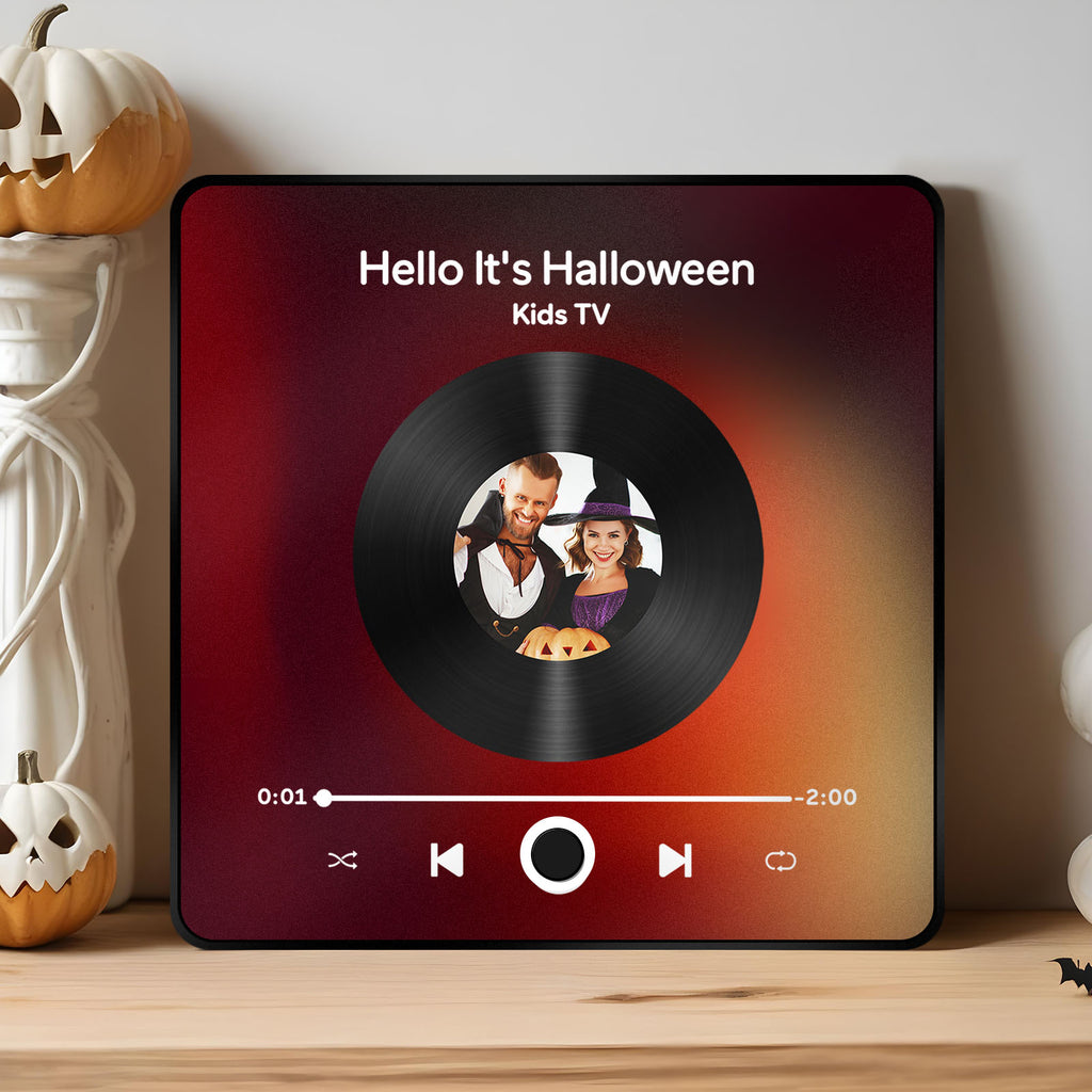 Customized Album Fridge Magnet Personalized Music Fridge Magnet Halloween Gifts Family Gifts