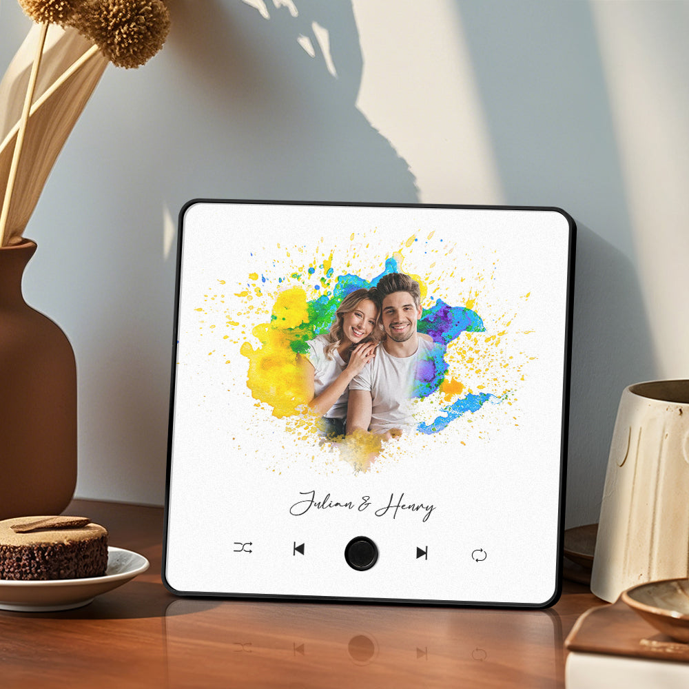 Customized Music Fridge Magnet Personalized Photo Fridge Magnet Can Play Songs and Adjust Volume