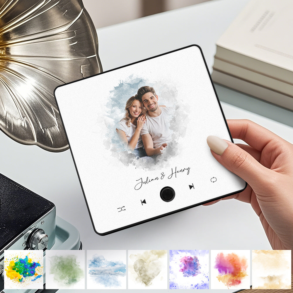 Customized Music Fridge Magnet Personalized Photo Fridge Magnet Can Play Songs and Adjust Volume