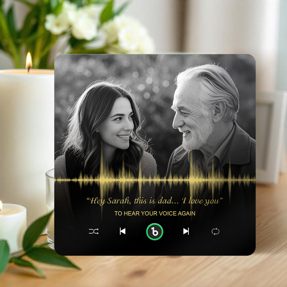 Customized Recording Fridge Magnet New 4.0 Record the Voices and Laughter of Loved Ones Memorial Gift Hear Your Voice Again