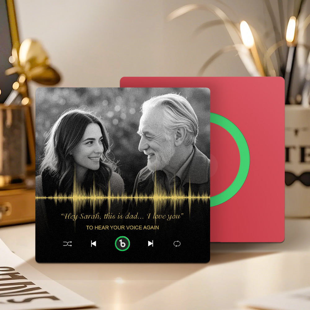 Customized Recording Fridge Magnet New 4.0 Record the Voices and Laughter of Loved Ones Memorial Gift Hear Your Voice Again