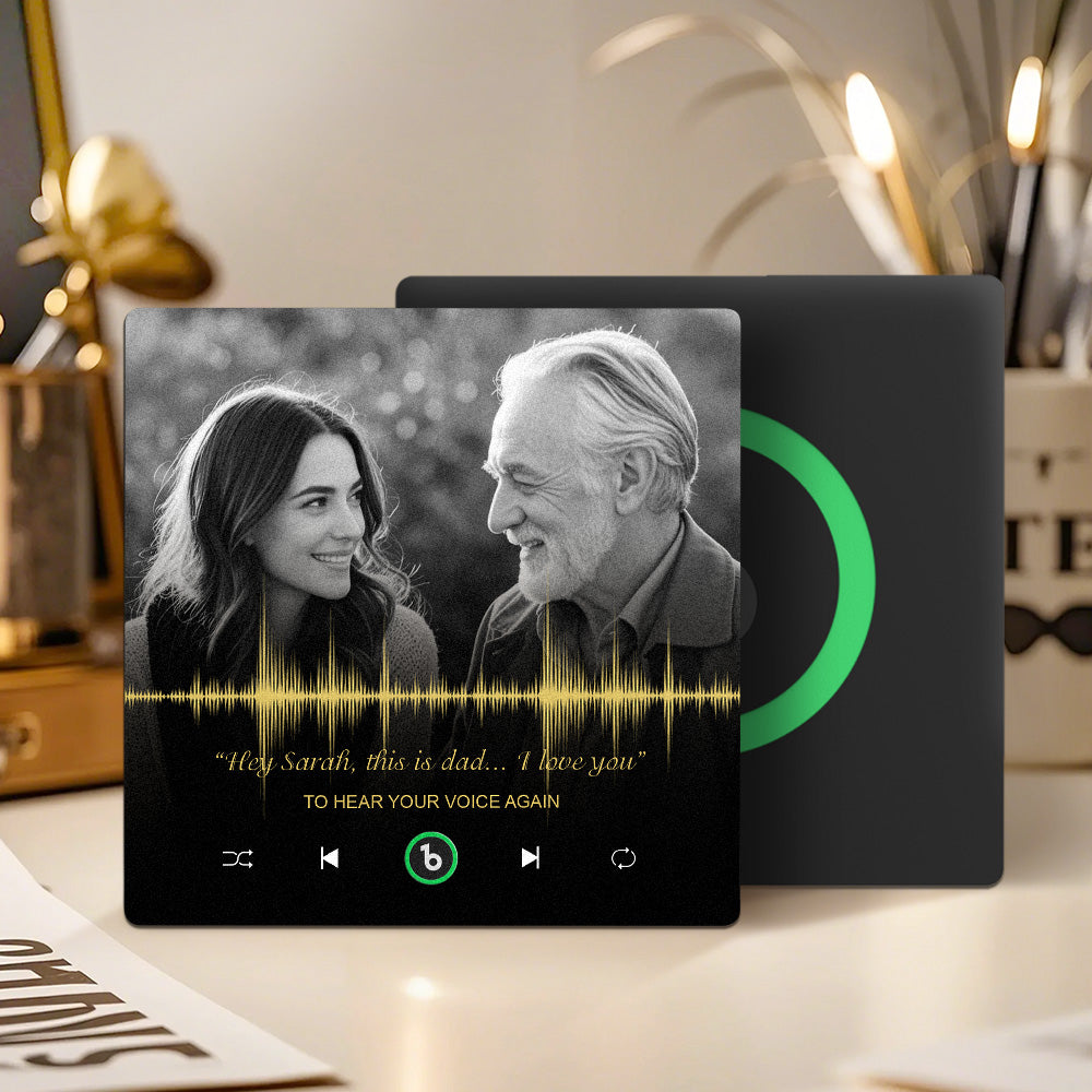 Customized Recording Fridge Magnet New 4.0 Record the Voices and Laughter of Loved Ones Memorial Gift Hear Your Voice Again