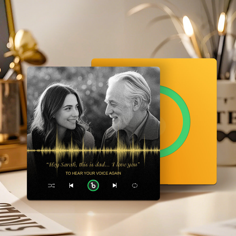 Customized Recording Fridge Magnet New 4.0 Record the Voices and Laughter of Loved Ones Memorial Gift Hear Your Voice Again