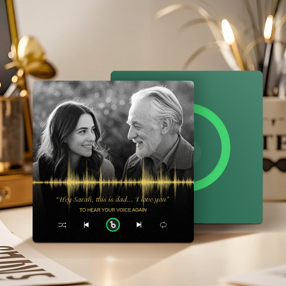 Customized Recording Fridge Magnet New 4.0 Record the Voices and Laughter of Loved Ones Memorial Gift Hear Your Voice Again
