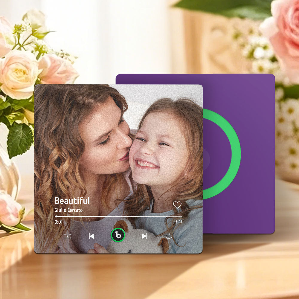 Custom Music Fridge Magnet Colorful Frame Album Fridge Magnet Music Wall Photo Sticker Mother's Day Gifts
