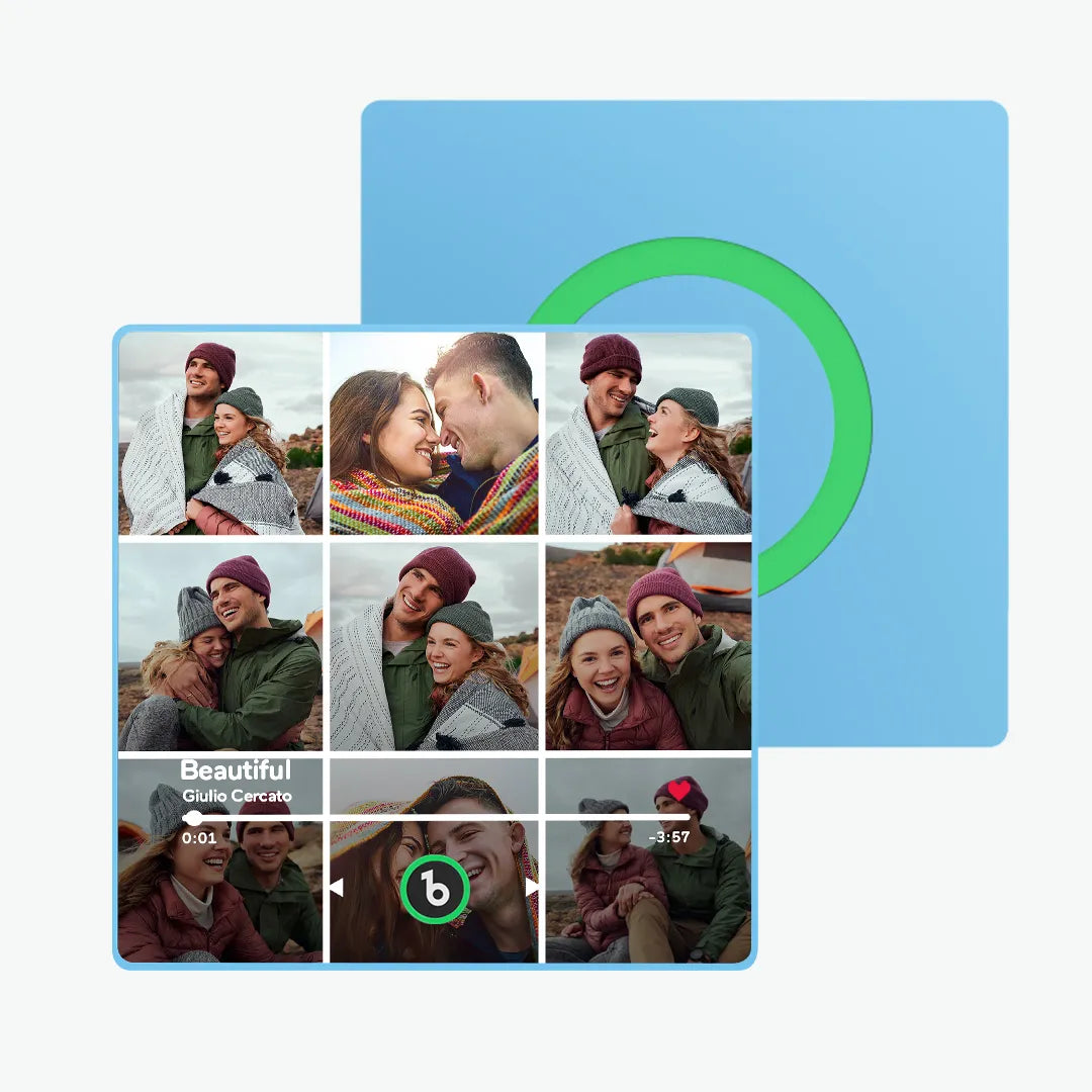 Customized Music Fridge Magnet Personalized Photo Fridge Magnet Can Play Songs and Adjust Volume
