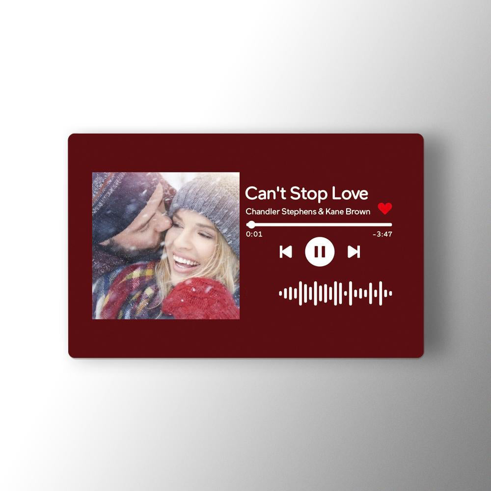 Scannable Music Code Photo Wallet Insert Card Gifts
