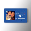 Scannable Spotify Code Photo Wallet Insert Card Gifts Blue