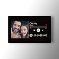 Custom Scannable Spotify Code Photo Wallet Insert Card Black