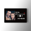 Custom Scannable Music Code Photo Wallet Insert Card Black