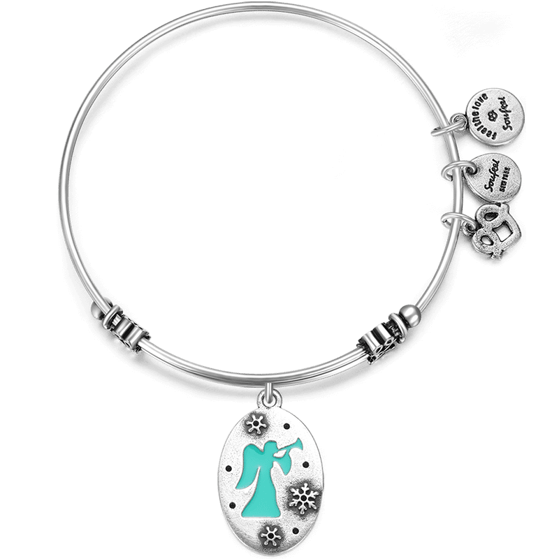 Blessings of Angel Charm Bangle