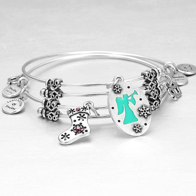 Blessings of Angel Charm Bangle