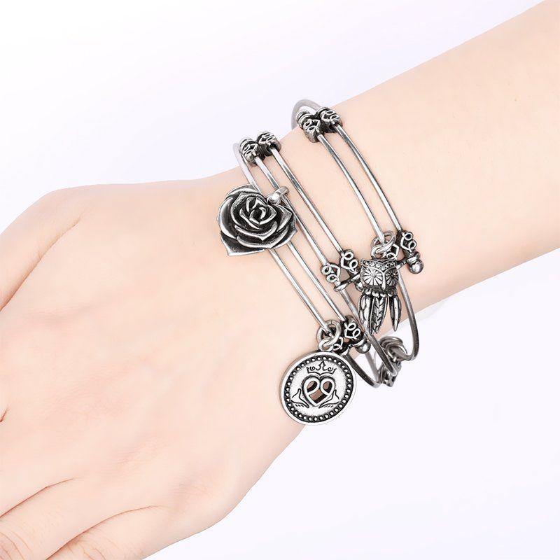 Hamasa Hand Charm Bangle