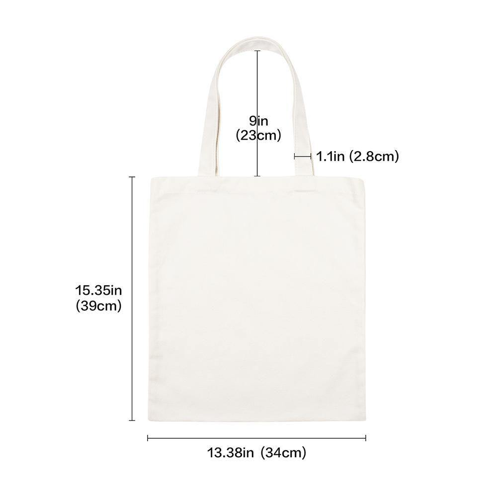 Custom Photo Canvas Bag Happy Family