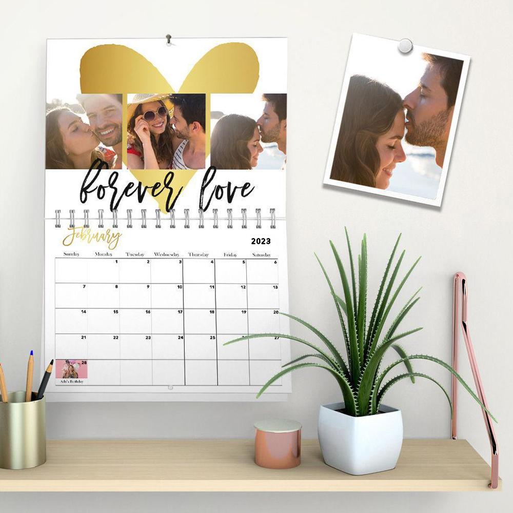 Personalised Photo Calendar 2023 Wall Calendar New Year Gift