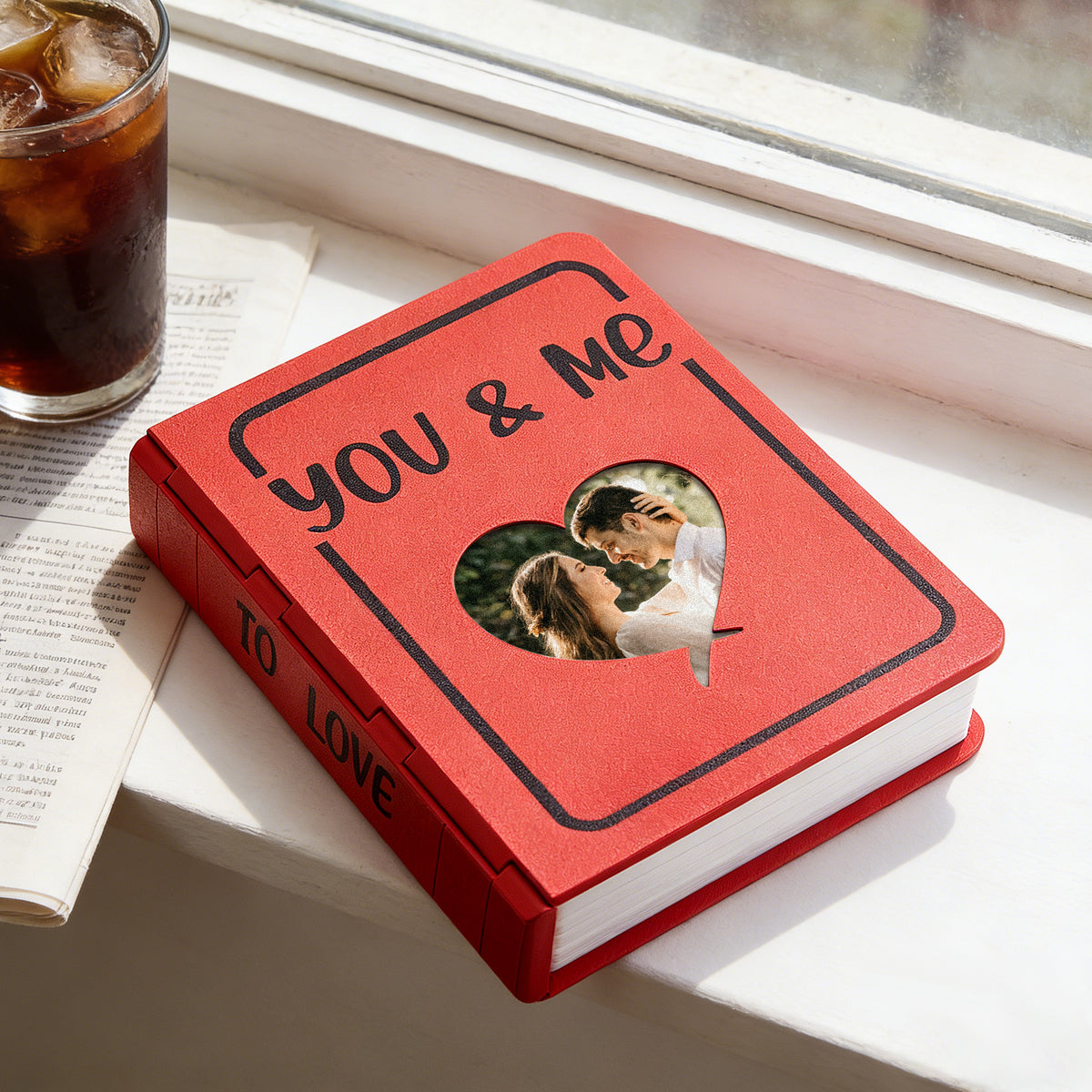 Custom Photo Album with 3D Printing Photo Books with Custom Covers and Spines Expandable Design