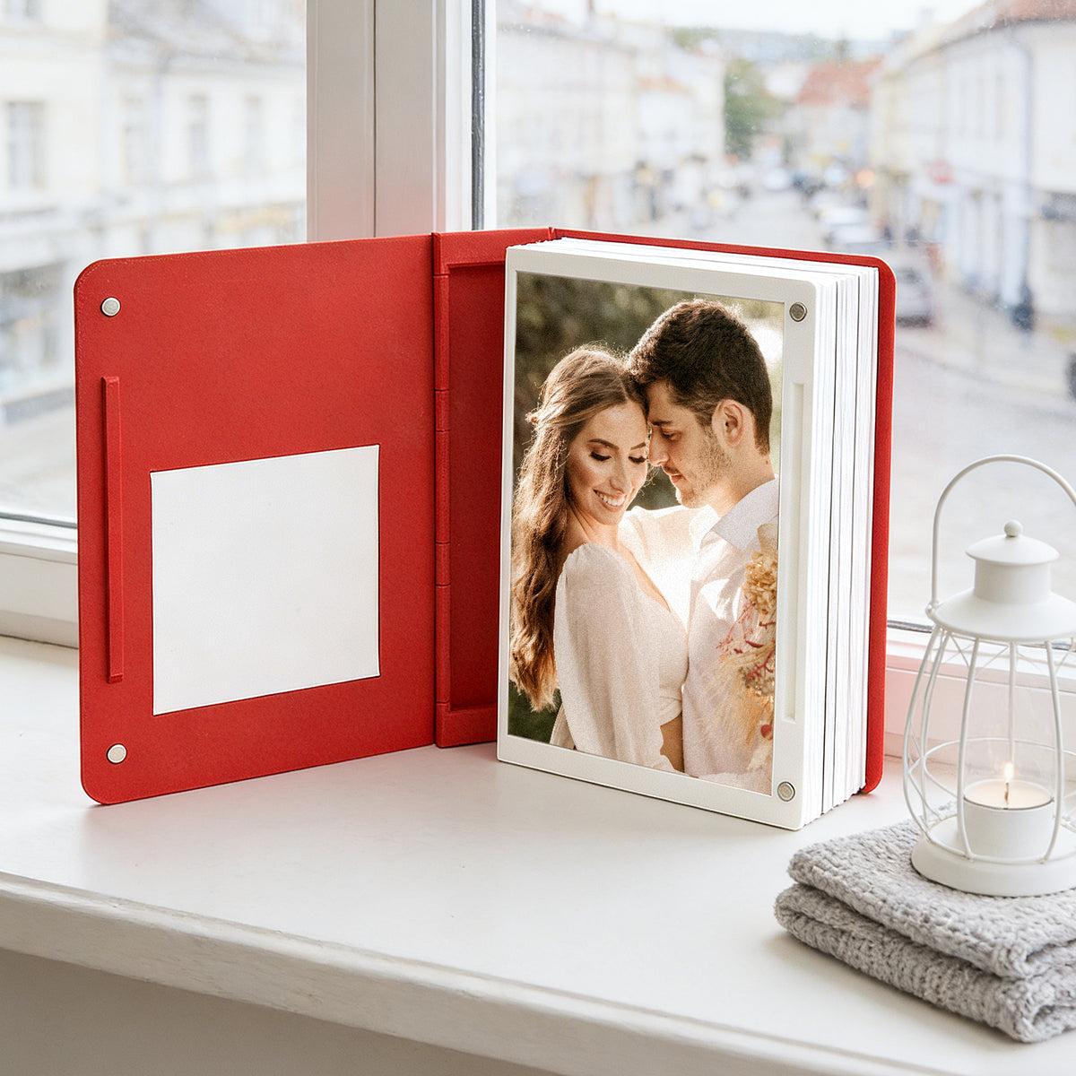 Custom Photo Album with 3D Printing Photo Books with Custom Covers and Spines Expandable Design
