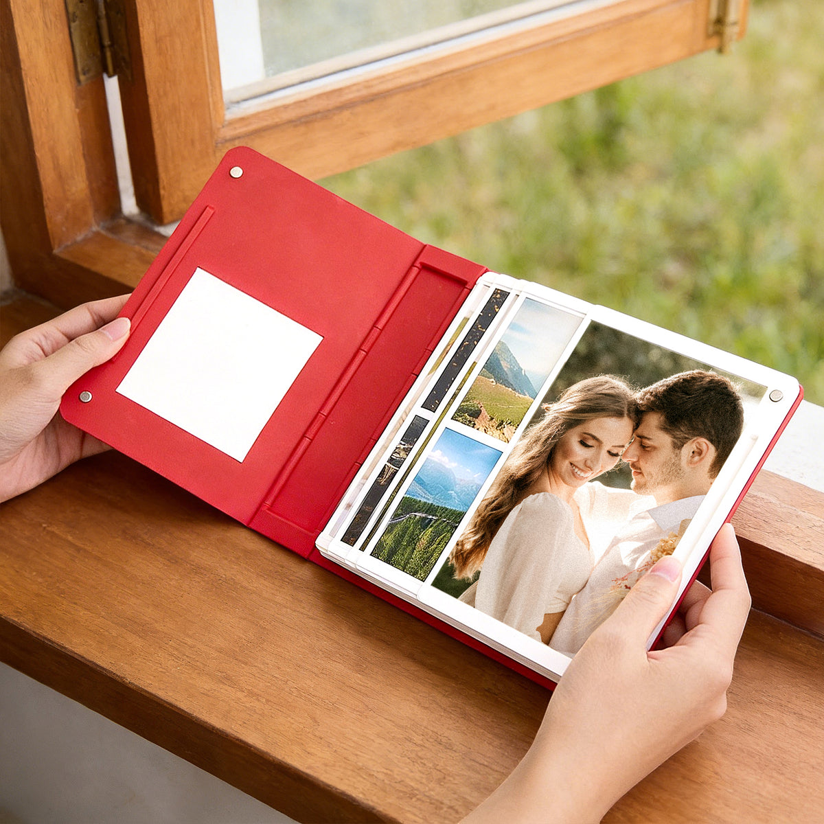 Custom Photo Album with 3D Printing Photo Books with Custom Covers and Spines Expandable Design