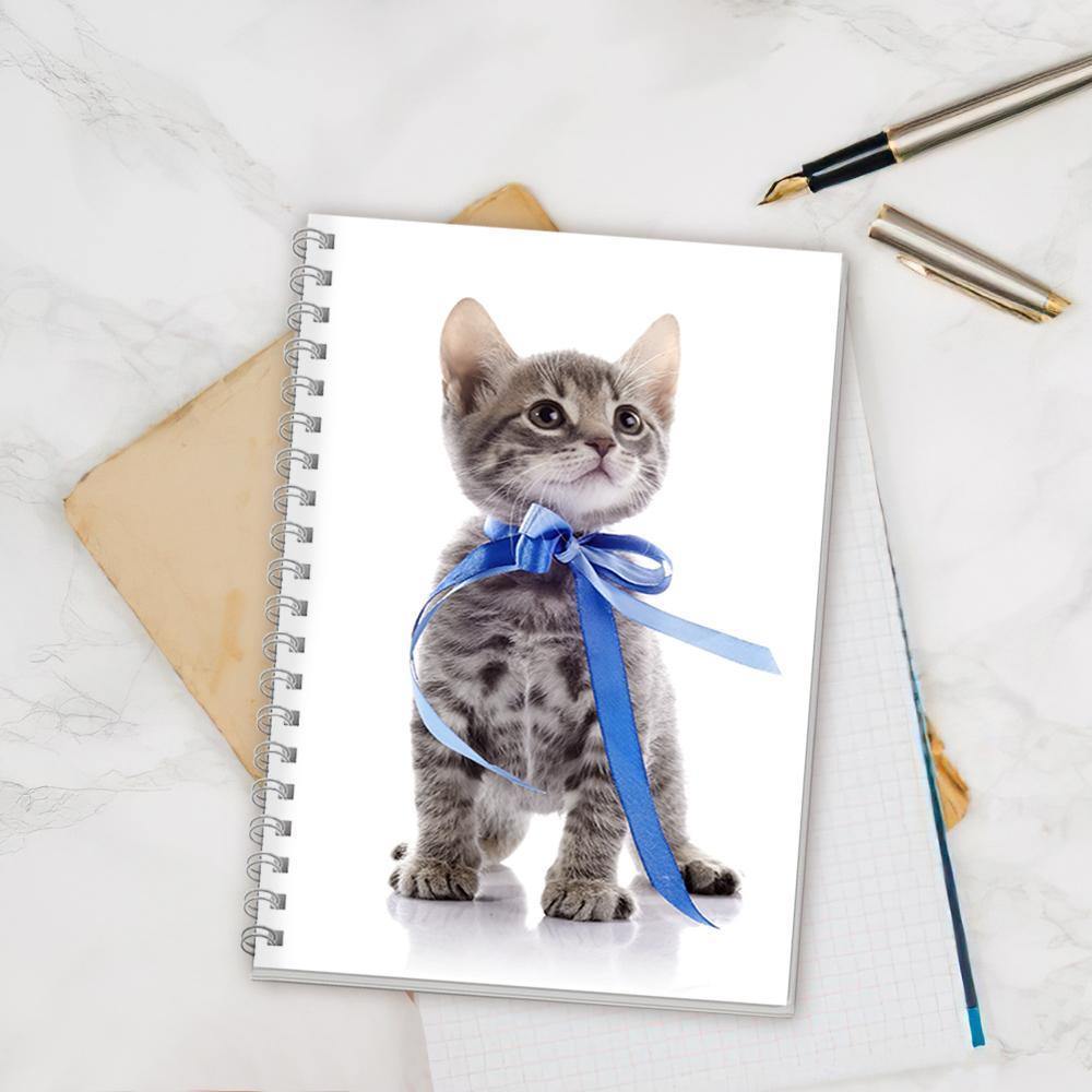 Photo Spiral Notebook Ruled Line Cat Theme-14*21CM