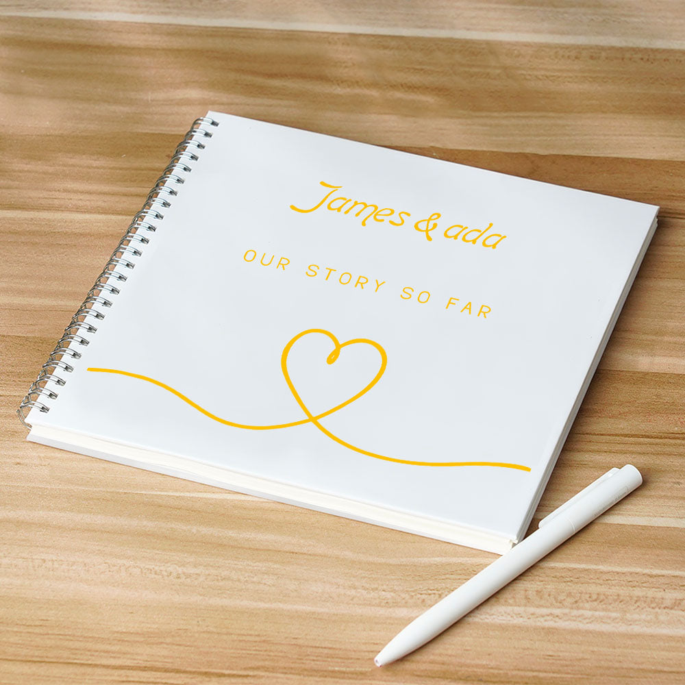 Personalized Text Notebook DIY Diary Portable Pierced Memory Notebook