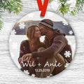 Custom Photo Ornament with Engraving, Keepsake Christmas Gifts