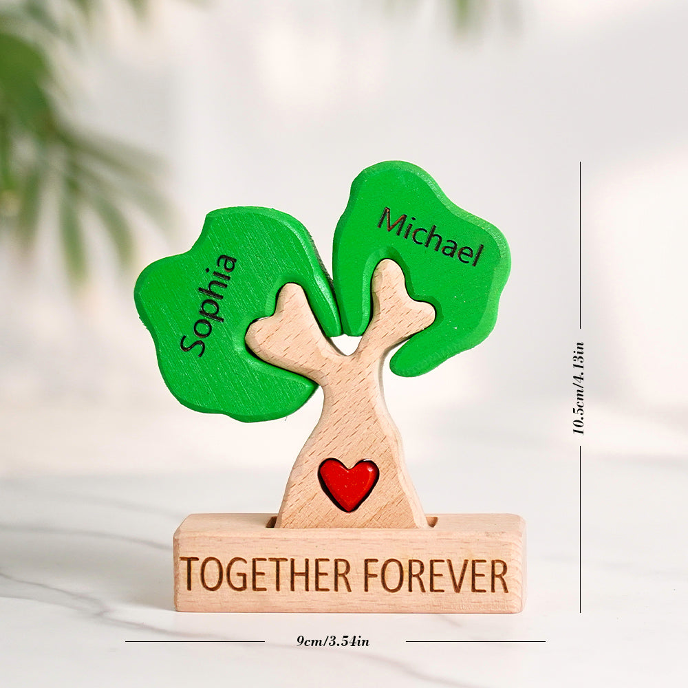 Personalized Wooden Family Tree Puzzle Mother's Day Gifts Custom Names Home Decor House Warming Gifts For Family