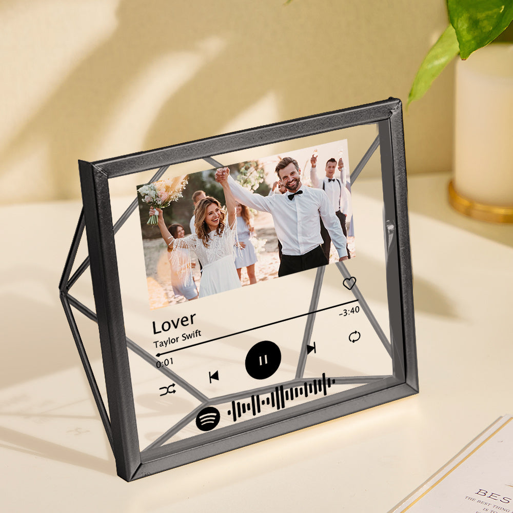 Custom Photo Spotify Acrylic Photo Frame Personalized Picture Gift