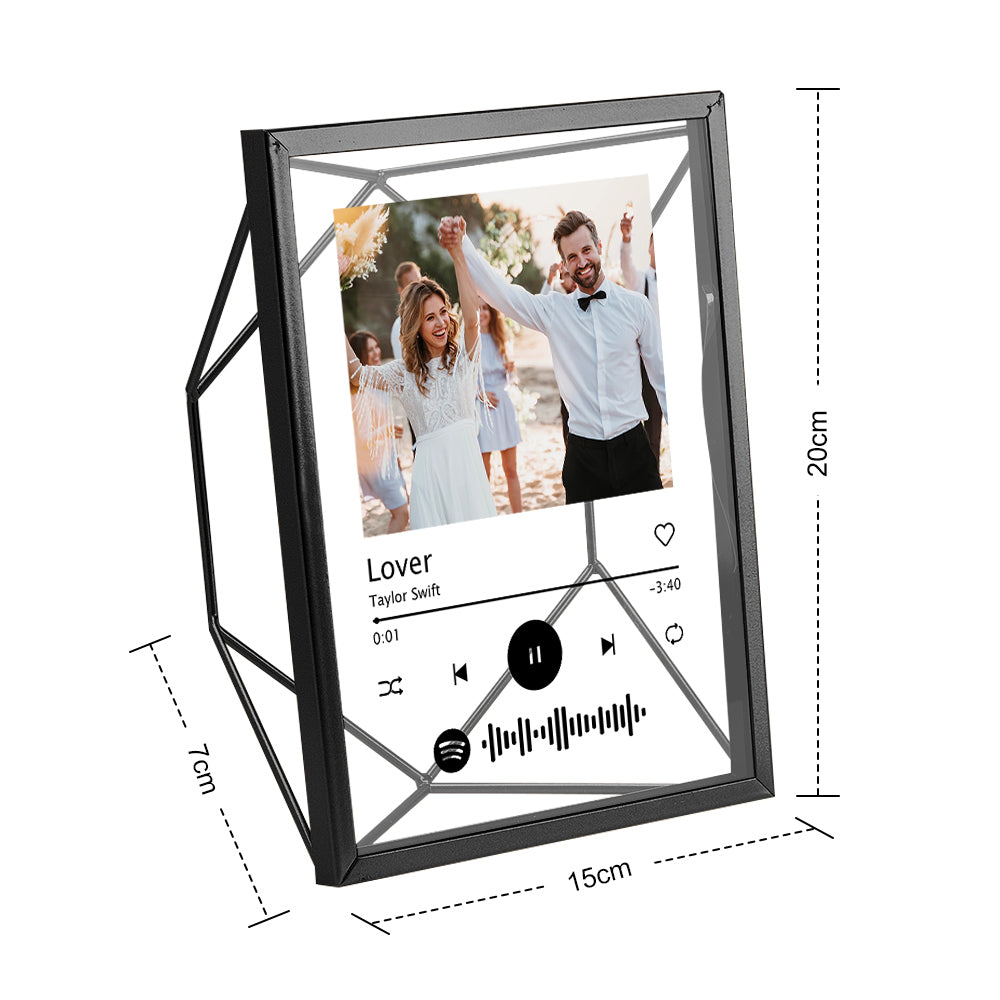 Custom Photo Spotify Acrylic Photo Frame Personalized Picture Gift