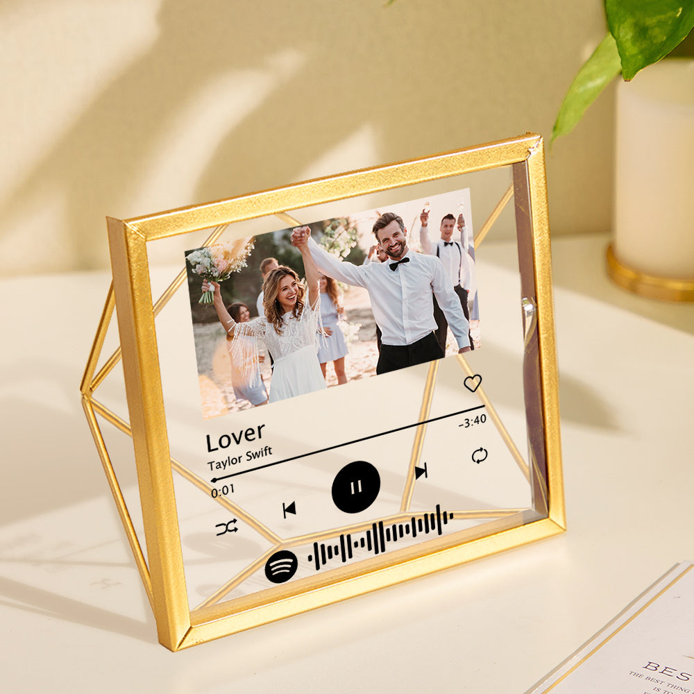 Custom Photo Spotify Acrylic Photo Frame Personalized Picture Gift