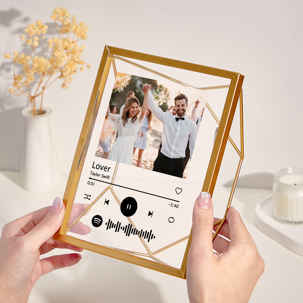 Custom Photo Spotify Acrylic Photo Frame Personalized Picture Gift