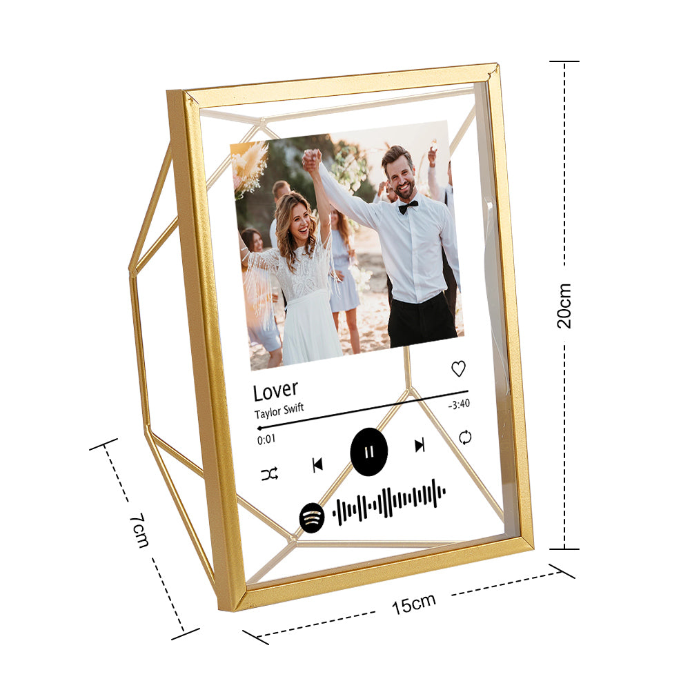 Custom Photo Spotify Acrylic Photo Frame Personalized Picture Gift