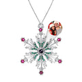 Personalized Photo Projection Ornaments Snowflake Christmas Gifts