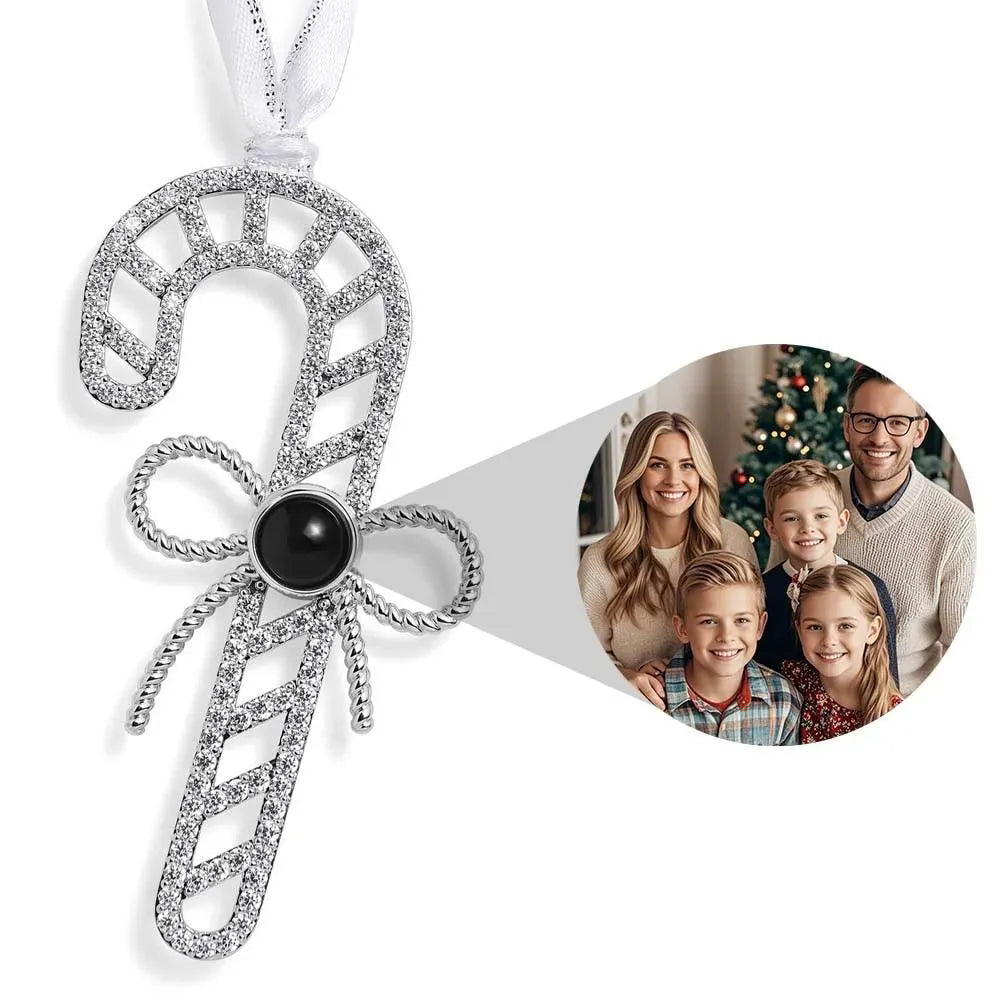 Personalized Projection Ornament Custom Photo Angel Christmas Ornament Gifts Christmas Tree Decoration