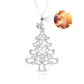 Personalized Photo Projection Ornaments Colorful Diamond Christmas Tree Ornaments Christmas Gifts