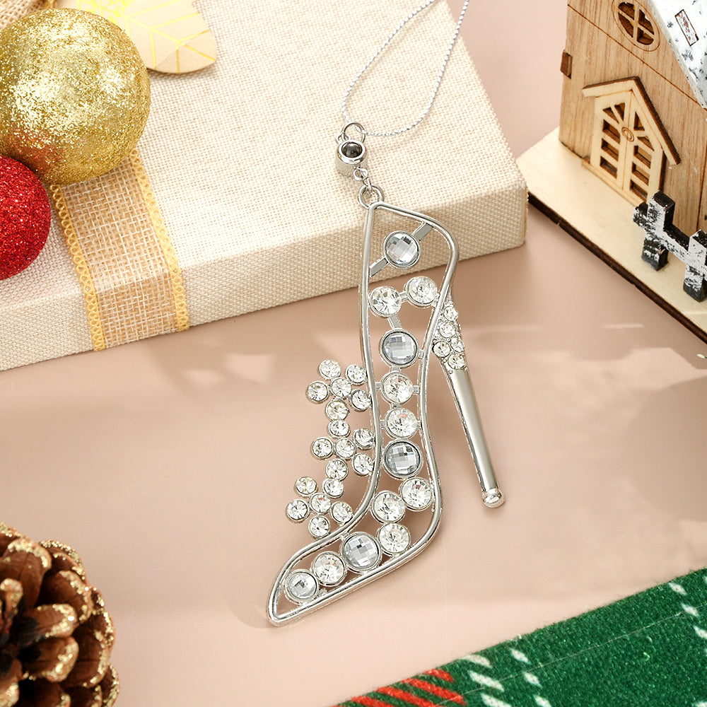 Personalized Photo Projection Ornaments Snowman Ornament Christmas Tree Ornaments Christmas Gifts