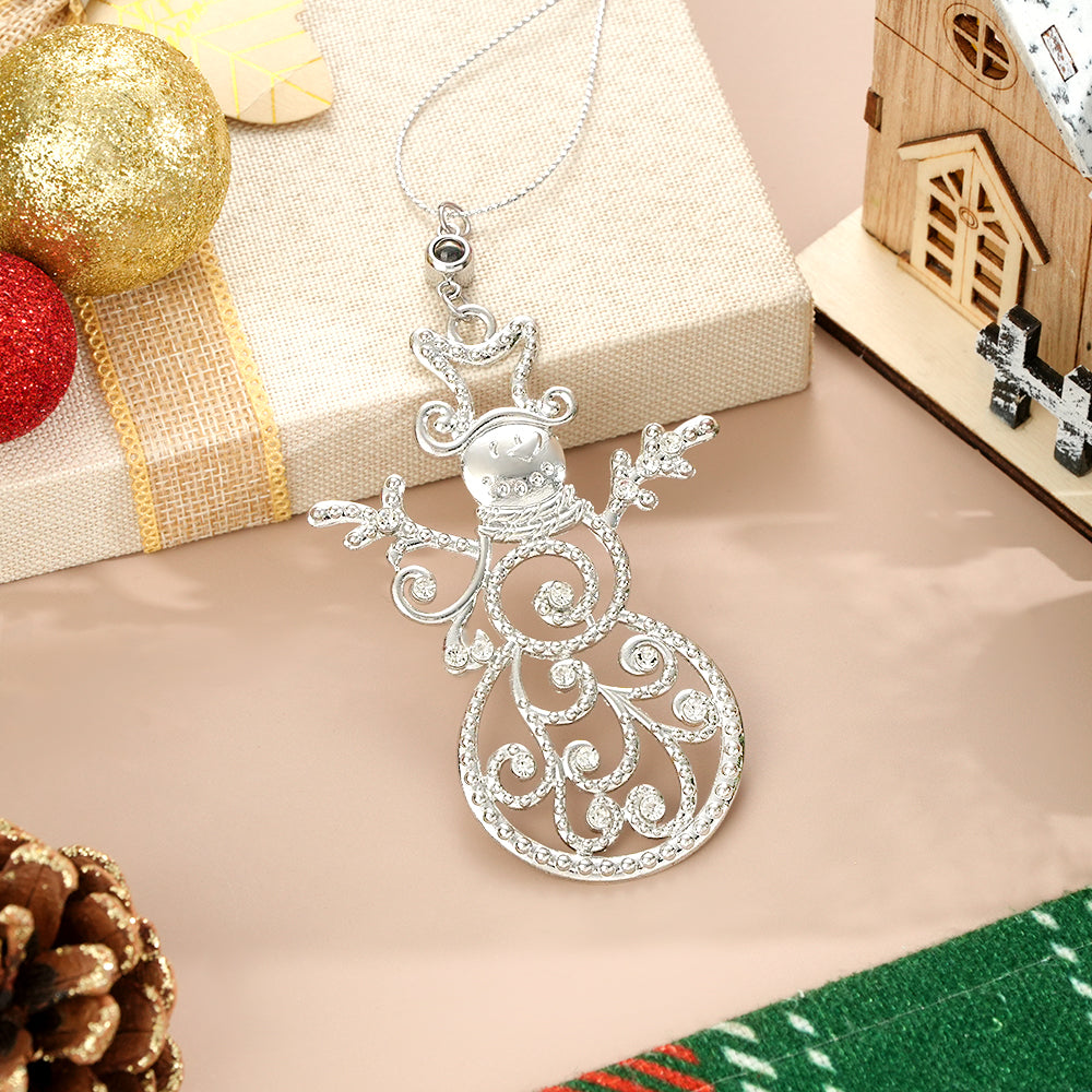Personalized Photo Projection Ornaments Star Ornament Christmas Tree Ornaments Christmas Gifts