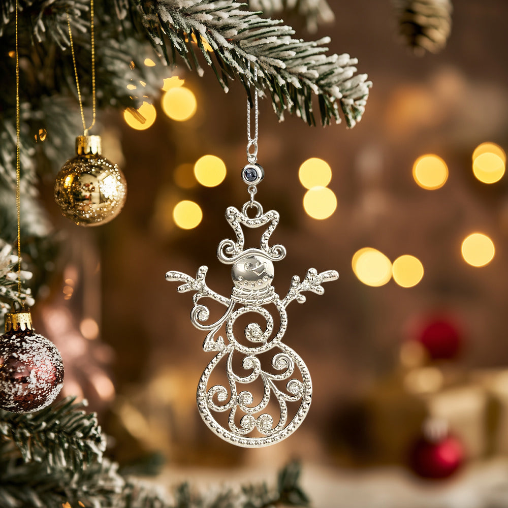 Personalized Photo Projection Ornaments Star Ornament Christmas Tree Ornaments Christmas Gifts