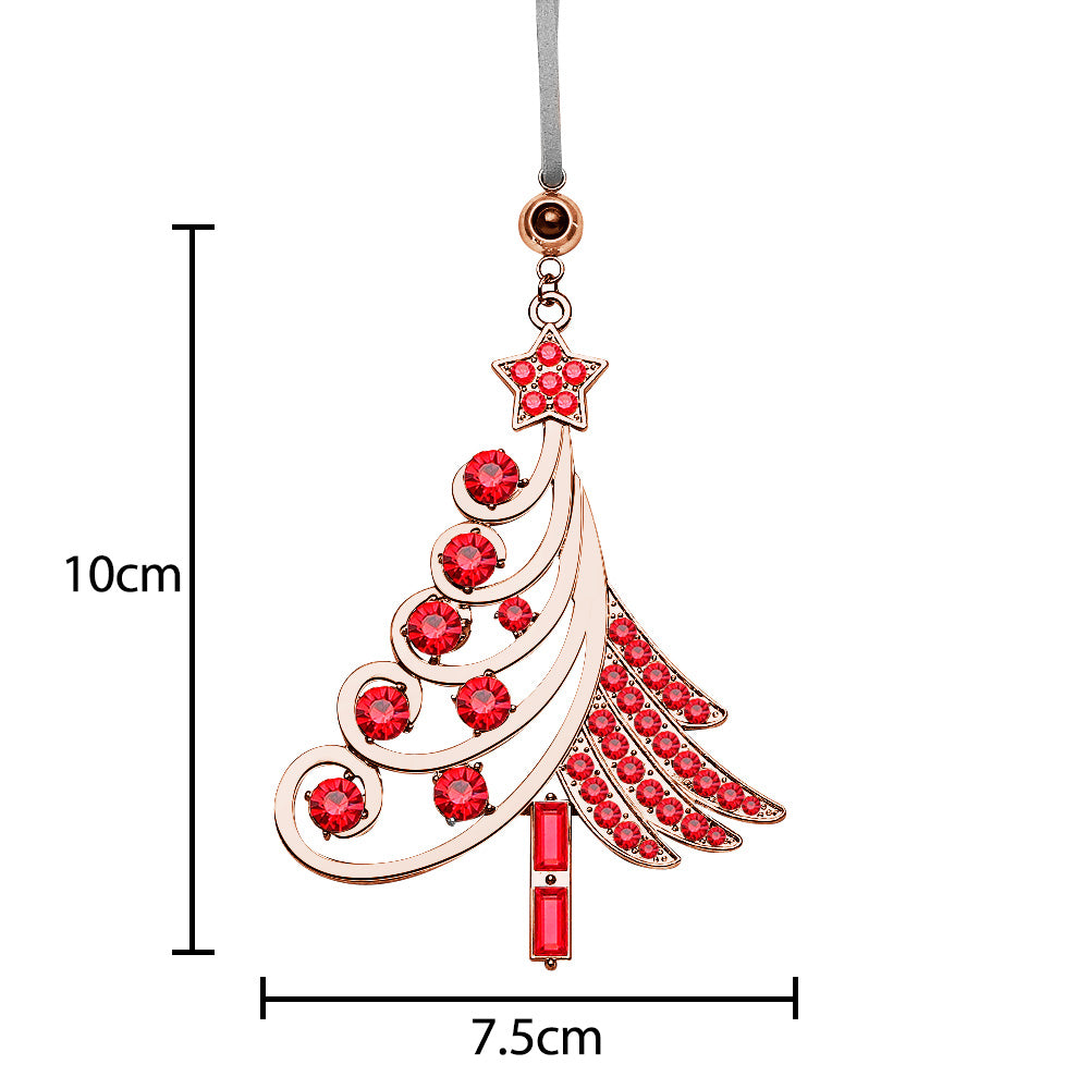 Personalized Photo Projection Ornaments Colorful Christmas Tree Diamond Ornament Christmas Gifts