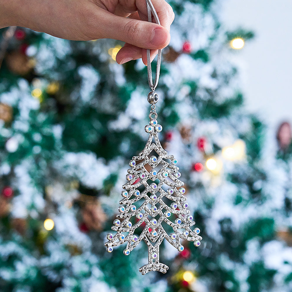 Personalized Photo Projection Ornaments Metal Christmas Tree Decoration Ornaments for Christmas Gifts