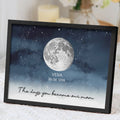 Personalized Starry Night The Day You Became Mom Custom Birth Moon Phase With Kids Names Ideal Gifts for Mother's Day Gifts