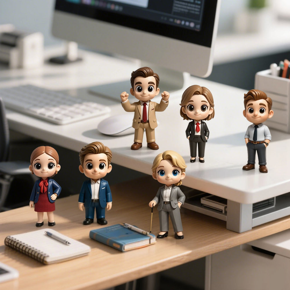 Custom 3D Mini Figure from Your Photo Personalized Desk Toy for Office Decor
