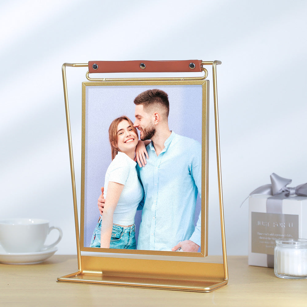 Scannable Spotify Code Photo Frame Personalized Double-Sided Display Stand Gifts For Lovers