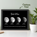 Custom Moon Phase Night Sky Print Dad's Moon Unique Father's Day Gifts
