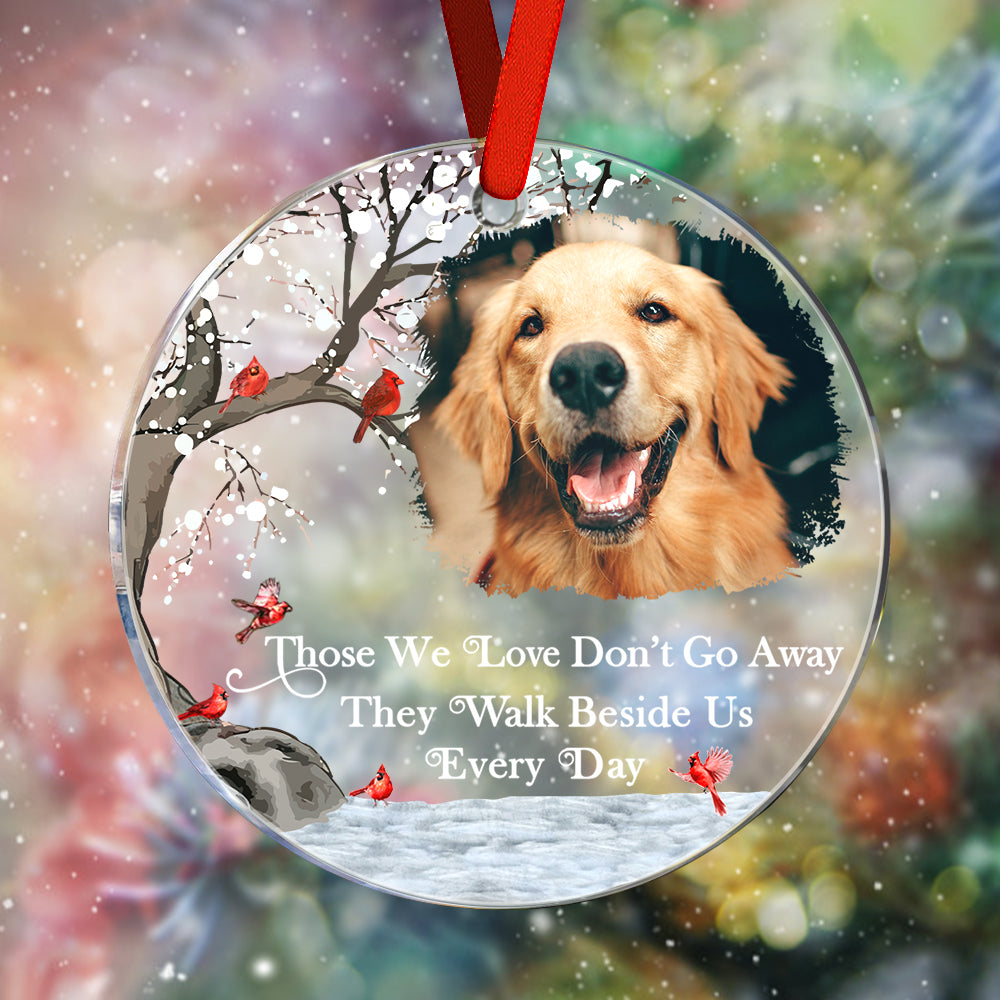 Personalized Memorial Ornament with Photo Christmas Ornament Memorial Gift for Family or Friends