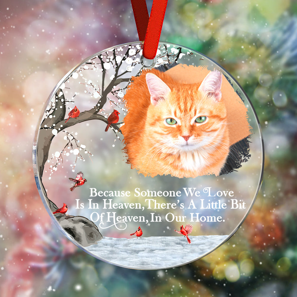 Personalized Memorial Ornament with Photo Christmas Ornament Memorial Gift for Family or Friends