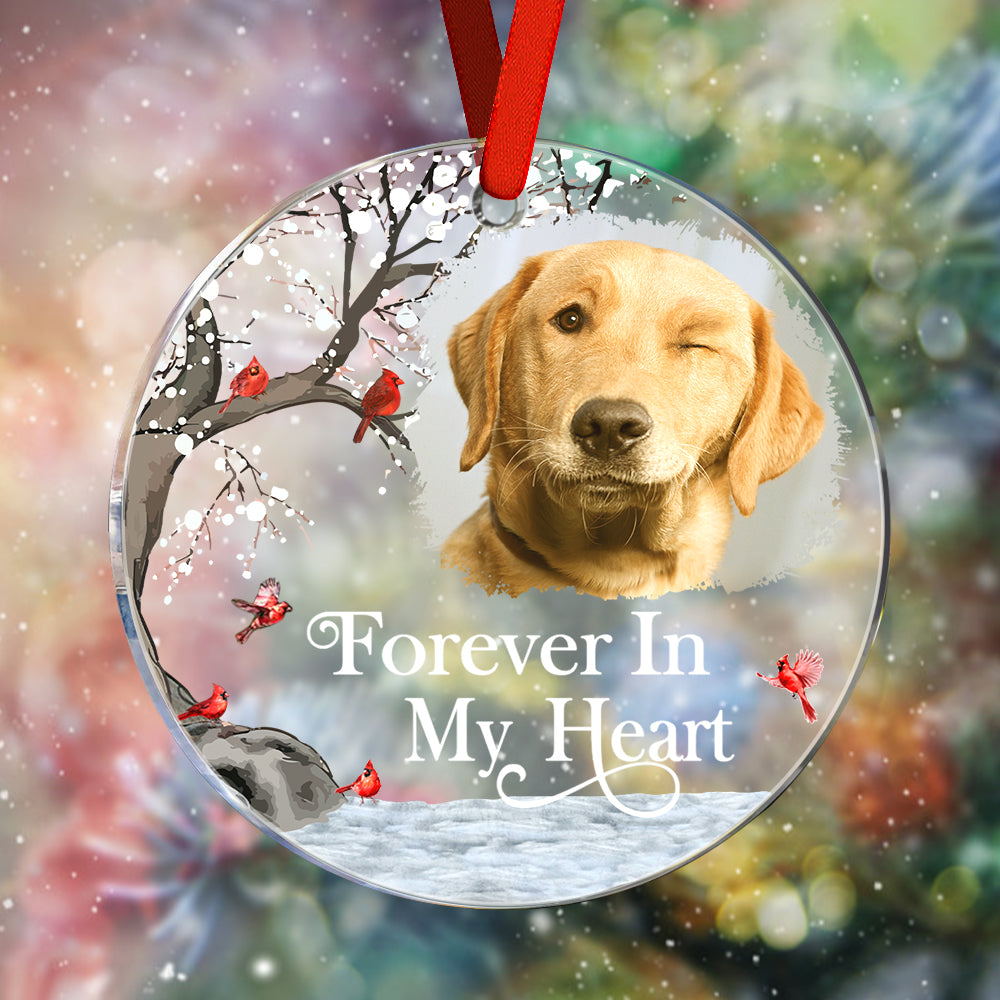 Personalized Memorial Ornament with Photo Christmas Ornament Memorial Gift for Family or Friends