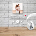 Personalized Music Plaque Birthday Themed Gifts With Scannable Music Code For Family