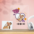 Custom Scannable Music Code Acrylic Music Plaque Heart-shaped Mother's Day Gift