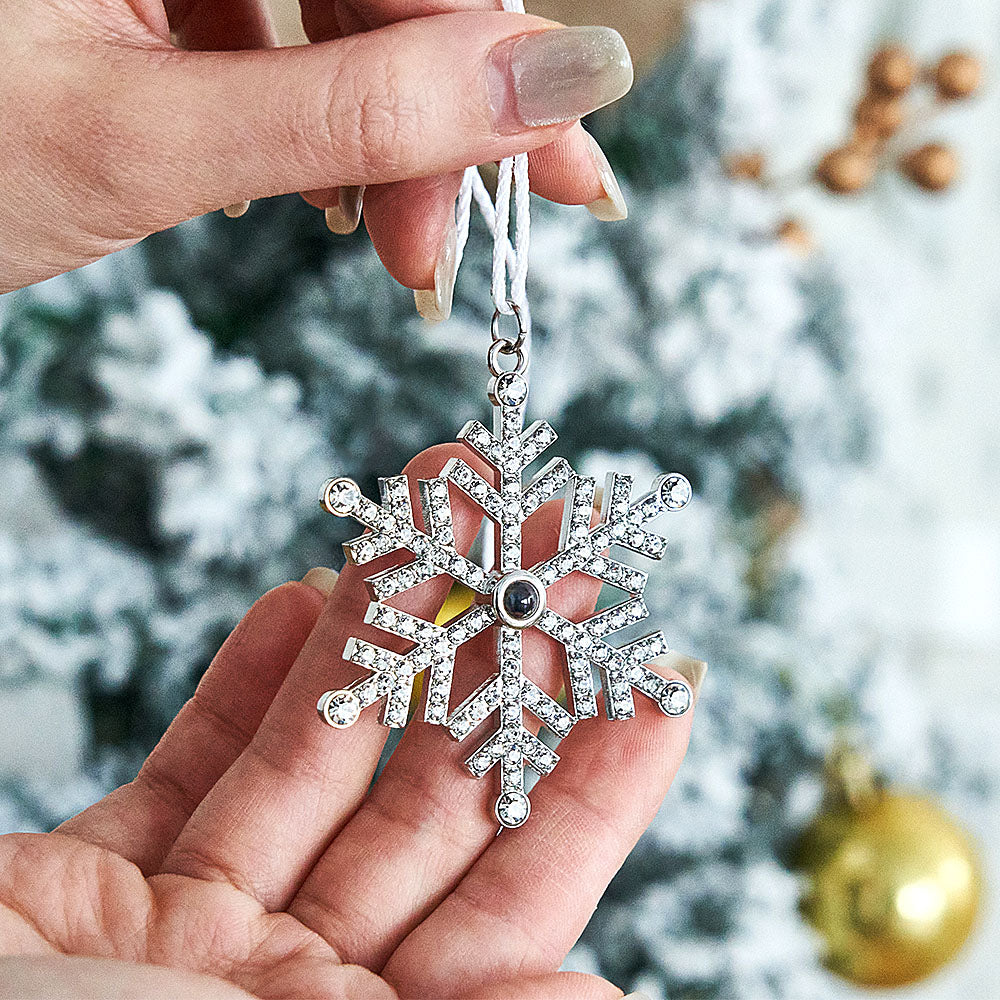 Personalized Projection Ornament Custom Photo Angel Christmas Ornament Gifts Christmas Tree Decoration